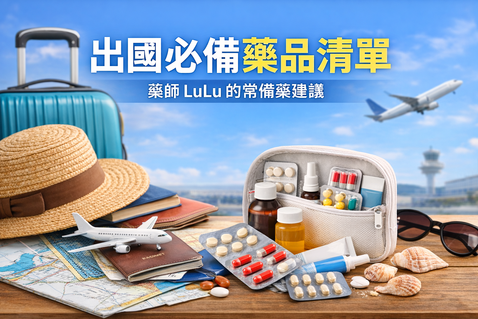 出國必備藥品清單｜藥師 LuLu 推薦的旅行常備藥一次整理
