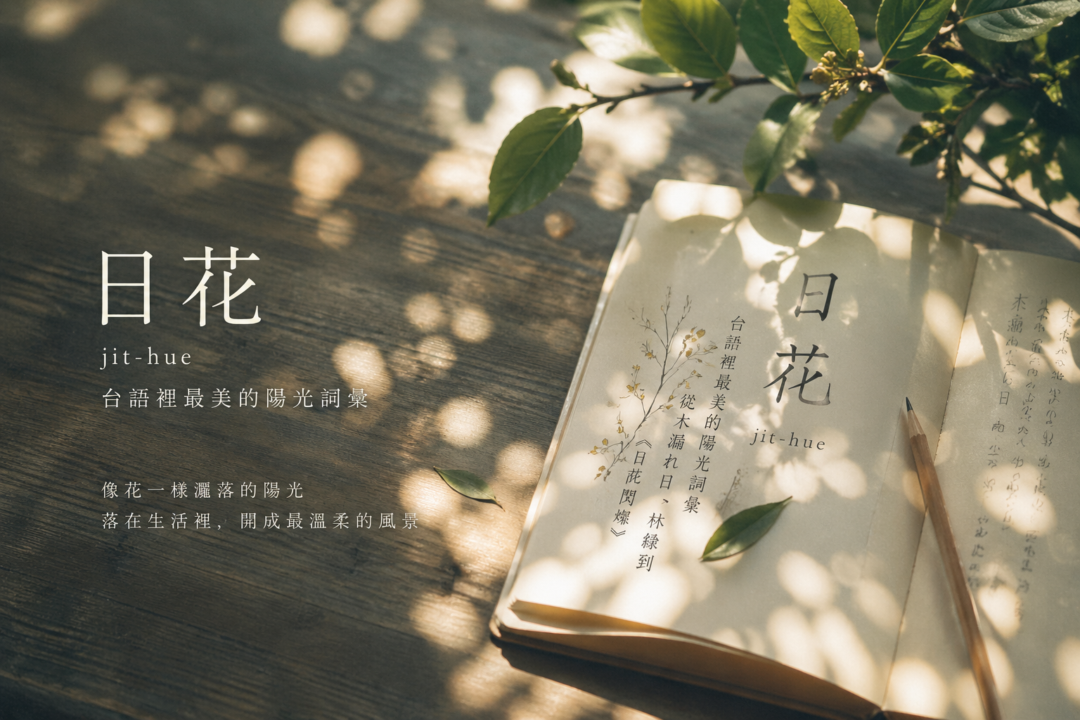 日花是什麼？最美的陽光詞彙：從葉隙流光、木漏れ日到林纈