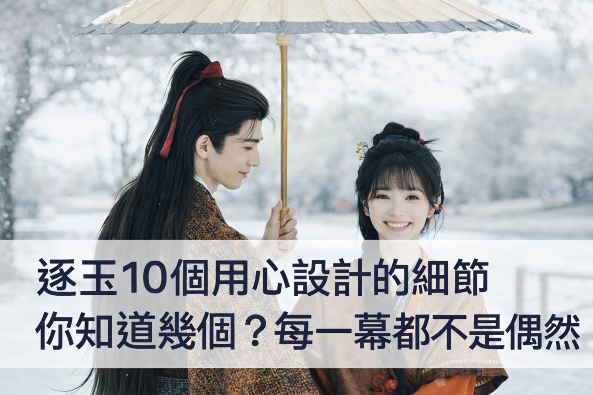 逐玉10個用心設計的細節，你知道幾個？每一幕都不是偶然