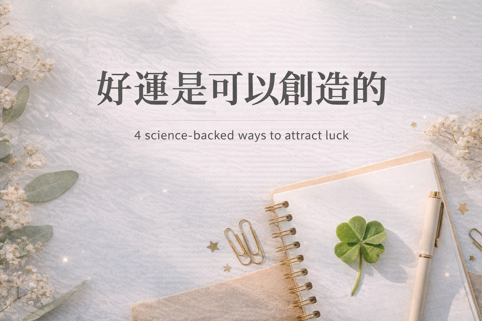 好運勢可以創造的