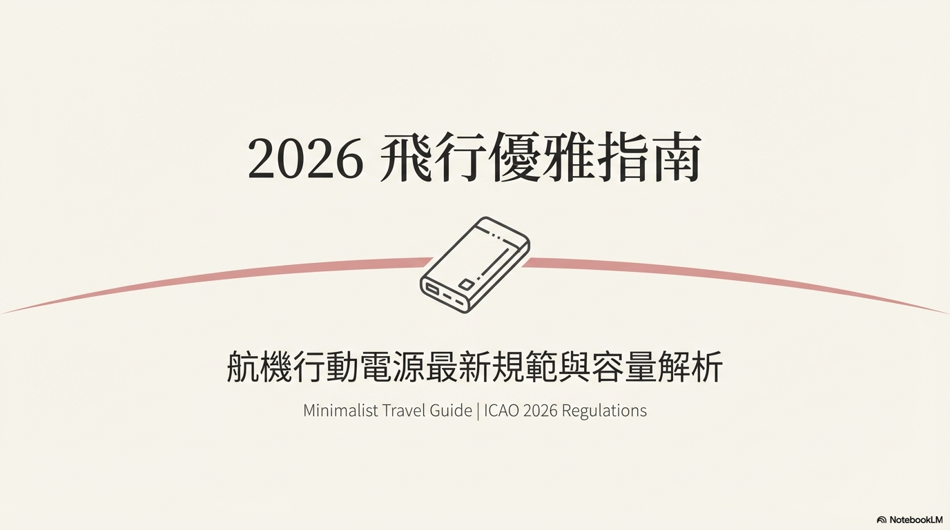 2026飛行行動電源規定與容量解析圖,日本自由行行前準備指南
