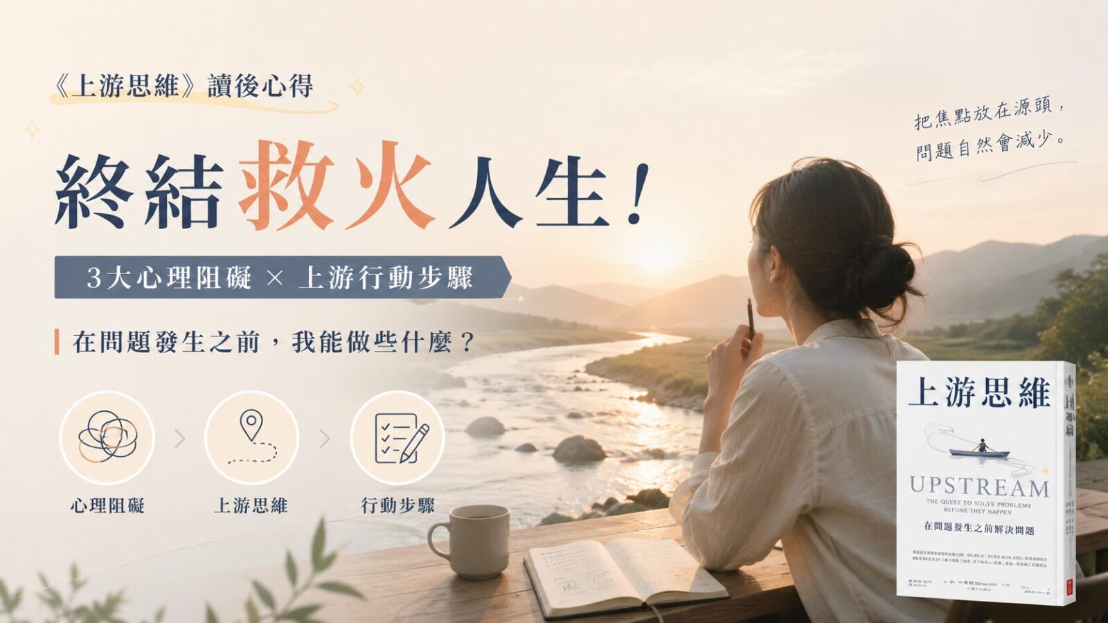 《上游思維》讀後心得：終結救火人生！3大心理阻礙與上游行動步驟| 在問題發生之前，我能做些什麼？
