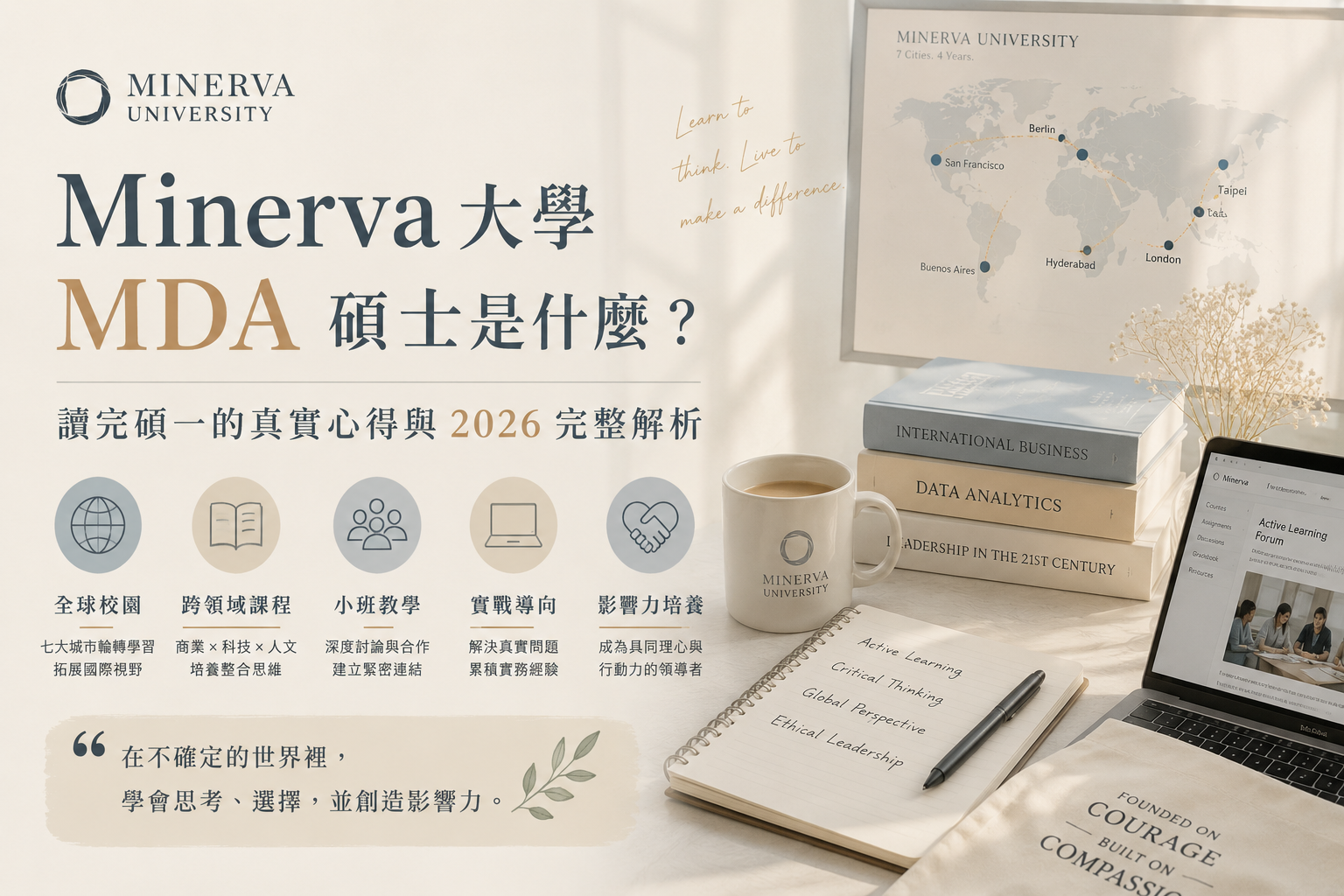 Minerva 大學 MDA 碩士是什麼？讀完碩一的真實心得與 2026 完整解析
