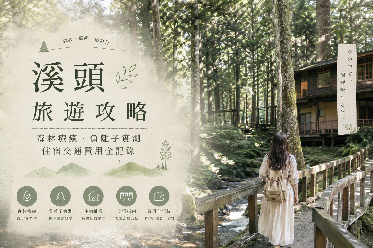 溪頭森林療癒攻略|負離子6100實測、住台大實驗林兩天一夜